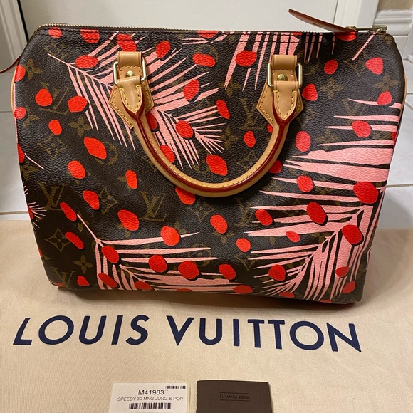 Louis Vuitton Handbags - SOLD!!! Authentic Louis Vuitton Jungle Speedy 30